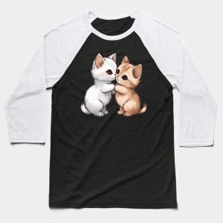Cute Munchkin Cat Baseball T-Shirt